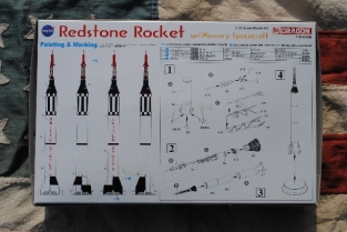 DRW.11014  Redstone Rocket with Mercury Spacecraft